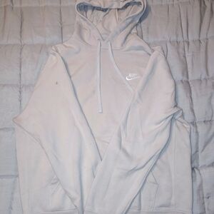 Nike Men's Cream Hoodie